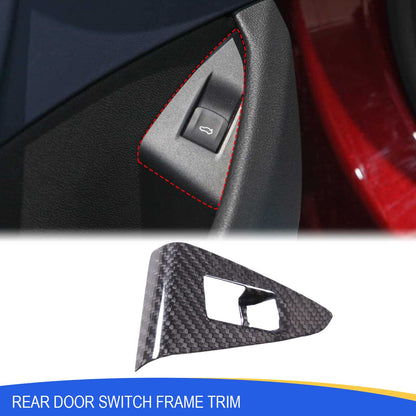 Mavlaro Carbon Fiber Tailgate Rear Door Switch Frame Trim for BMW 8 Series G14/15/16 (2019–2022)