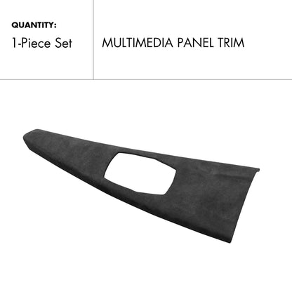 Mavlaro Alcantara-Optik Multimedia-Panel Blende für BMW 3er/4er F30/F31/F34/F32/F33/F36 2013-2019