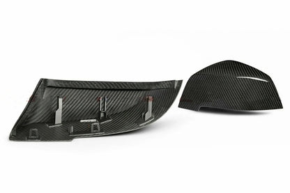 Mavlaro Dry-Carbon Spiegelkappen Ersatz für BMW F20/F21/F22/F87/F30/F32/F33/F36 2012-2018
