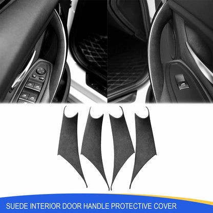 Mavlaro Suede Alcantara Interior Door Handle Cover Protect – BMW 3/4 Series F30-F36 2013-2018, 2/4 Pc Set