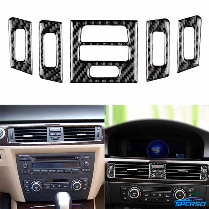 Mavlaro 37PCS Real Carbon Fiber Full Interior Trim Cover Kit for BMW 3 Series E90 E92 (2005–2012)
