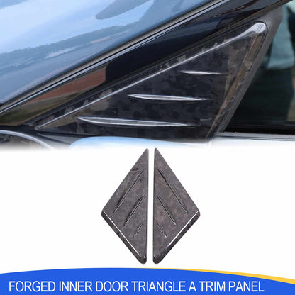 Forged Inner Door Triangle A Pillar Cover Trim For BMW 8 Series G14/15 G16 19-22