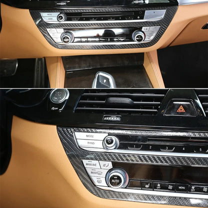 Mavlaro Echtcarbon Klima- & CD-Bedienteil Blende für BMW 5er G30/G31 2018-2022