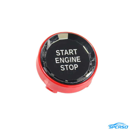 Mavlaro Kristall Start-Stop-Knopf Ersatz 23 mm für BMW E90/E91/E92/E93/E60/E70/E71