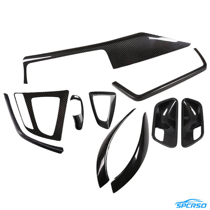 Mavlaro Echtcarbon Innenraum-Komplettset 10-teilig für BMW 3er/4er F30/F31/F34/F32/F36 2013-2019