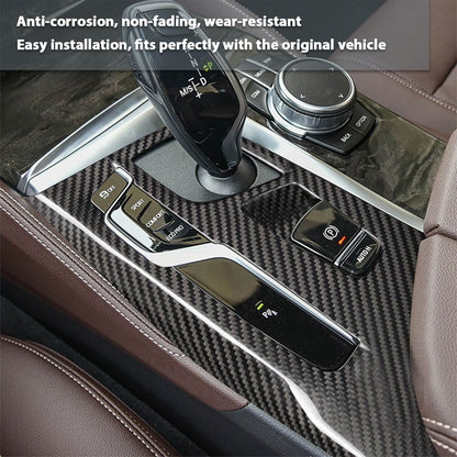 Mavlaro Echtcarbon/Forged-Carbon Schaltpanel-Blende für BMW 5er G30 2017-2023 Linkslenker