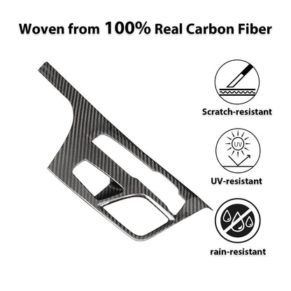 Mavlaro Echtcarbon/Forged-Carbon Schaltpanel-Blende für BMW 5er G30 2017-2023 Linkslenker