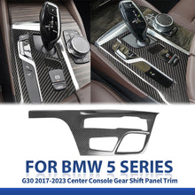 Mavlaro Echtcarbon/Forged-Carbon Schaltpanel-Blende für BMW 5er G30 2017-2023 Linkslenker
