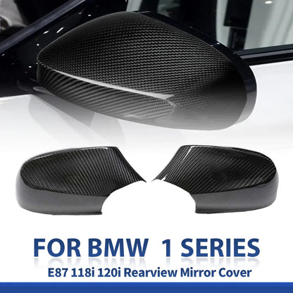 Mavlaro Echtcarbon Spiegelkappen Ersatz für BMW 1er E81/E82/E87 2010-2011