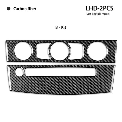 Mavlaro Echtcarbon Klima- & CD-Bedienteil Blende B-Kit für BMW 5er E60 2004-2010