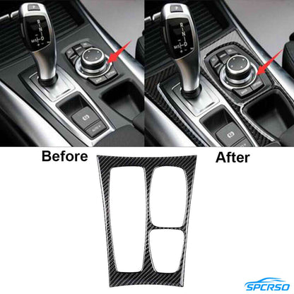 Mavlaro Echtcarbon Armaturenbrett- & Konsolen-Set 16-teilig für BMW X5 E70 & X6 E71/E72 2007-2014