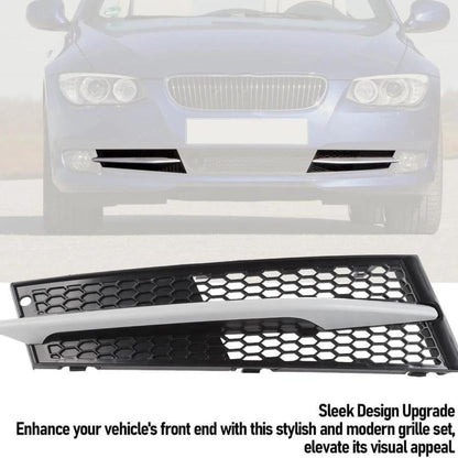 Mavlaro Nebelscheinwerfer-Gitter mit Blenden links/rechts für BMW 3er E92/E93 LCI 2011-2013