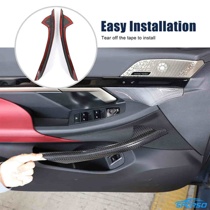 Mavlaro Echtcarbon Fensterheberschalter-Blenden für BMW 5er G60/i5 ab 2024