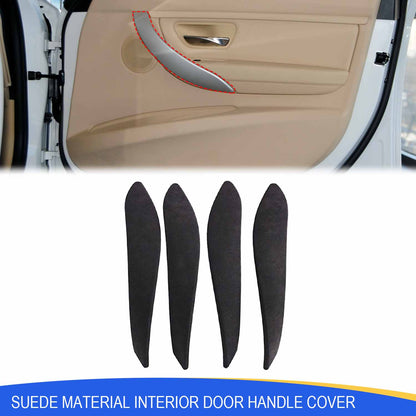 Mavlaro Interior Door Handle Covers – Suitable for BMW 3/4 Series F30-F36 and M3/M4 F80/F82/F83, available in genuine leather and Alcantara materials, compatible with left-hand drive and right-hand drive models.