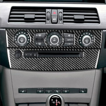 Mavlaro Echtcarbon Klima- & CD-Bedienteil Blende B-Kit für BMW 5er E60 2004-2010
