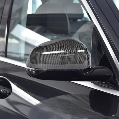 Mavlaro Echtcarbon Spiegelkappen Ersatz für BMW X3 F25/X4 F26/X5 F15/X6 F16 2014-2019
