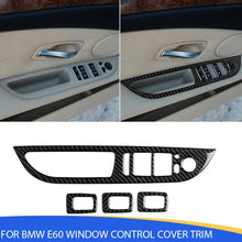 Mavlaro Echtcarbon Fensterheberschalter-Blenden für BMW 5er E60 LCI 2008-2010