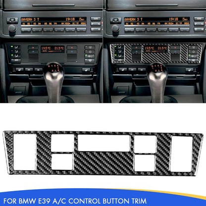 Mavlaro Echtcarbon Klima-Bedienteil Blende für BMW 5er E39 & M5 1998-2003