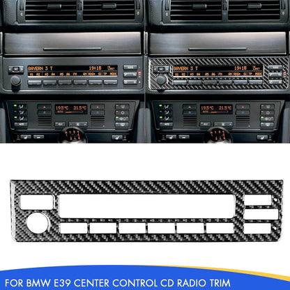 Mavlaro Echtcarbon CD-/Radio-Rahmen für BMW 5er E39 & M5 1998-2003