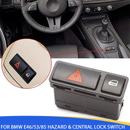 Mavlaro Warnblink- & Zentralverriegelungsschalter Ersatz für BMW E46/E53/E85 1999-2008