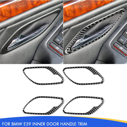 Mavlaro Echtcarbon Innentürgriff-Rahmen für BMW 5er E39 & M5 1998-2003