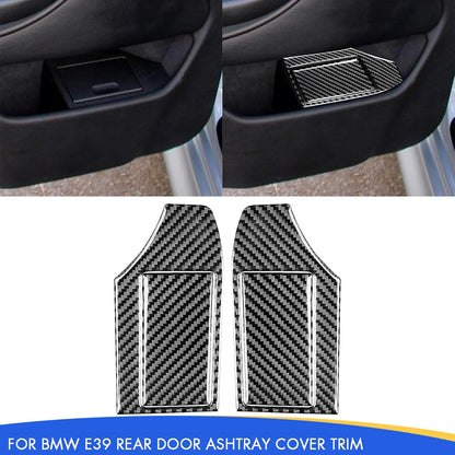 Mavlaro Echtcarbon Fondtür-Aschenbecher Blende für BMW 5er E39 & M5 1998-2003