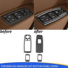 Mavlaro Echtcarbon Fensterheberschalter-Blenden 4-teilig für BMW X3 E83 2004-2010