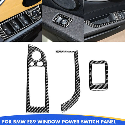 Mavlaro Carbon-Look Fensterheberschalter-Blende für BMW Z4 E89 2009-2017