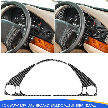 Mavlaro Echtcarbon Tachorahmen / Instrumentenrahmen für BMW 5er E39 & M5 1998-2003