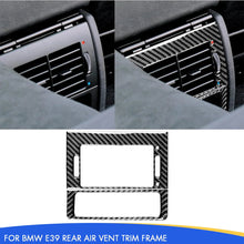 Mavlaro Echtcarbon Fond-Lüftungsdüse Rahmen für BMW 5er E39 & M5 1998-2003