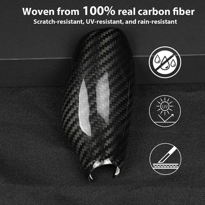 Mavlaro Echtcarbon Schaltknauf-Abdeckung für BMW 5er G30/G31 2018-2023 Linkslenker