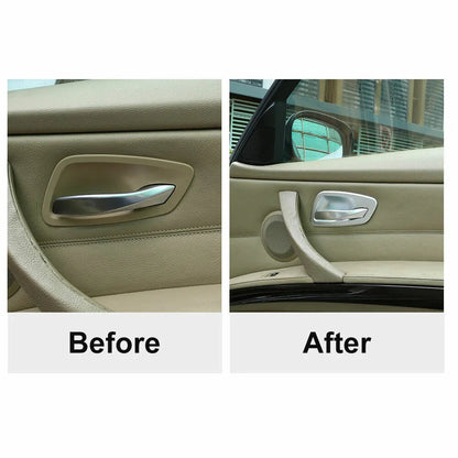 Mavlaro Türgriffmulden-Blenden 4-teilig für BMW 3er E90 2005-2012 Carbon-Look/Silber