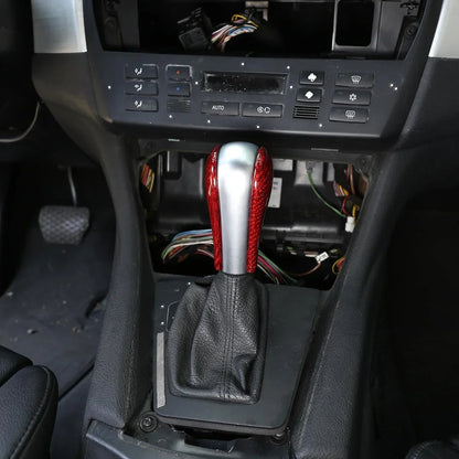 Mavlaro Echtcarbon Schaltknauf-Abdeckung für BMW E39/E60/E90/X3 E83/X5 E53 1996-2010