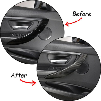 Mavlaro Echtcarbon Innentürgriff-Blenden für BMW 3er F30/F34 & 4er F36