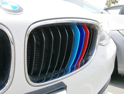 Mavlaro M-Farben Nieren-Zierstreifen für BMW 3er GT F34 2013-2020 11-Streben-Grill