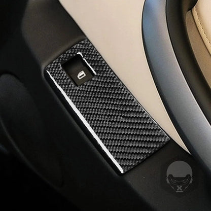 Mavlaro Echtcarbon Fensterheberschalter-Blenden für BMW X5 E53 2000-2006