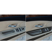 Mavlaro Echtcarbon Fensterheberschalter-Blenden für BMW 5er E60 LCI 2008-2010