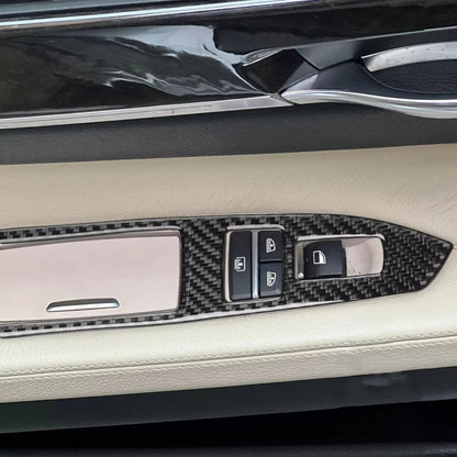 Mavlaro Echtcarbon Fensterheberschalter-Blende für BMW 7er F01 2009-2015