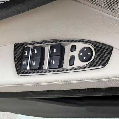 Mavlaro Echtcarbon Fensterheberschalter-Blende für BMW 7er F01 2009-2015