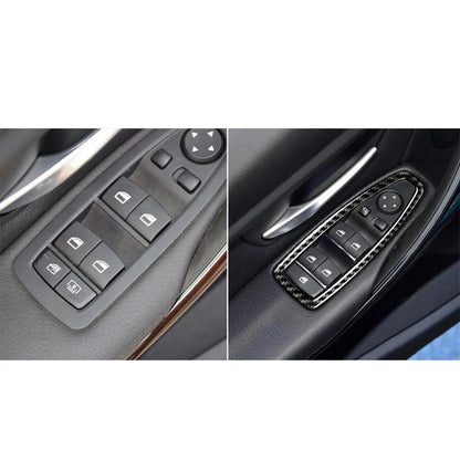 Mavlaro Carbon-Look Fensterheberschalter-Blenden 4-teilig für BMW 1er F20/F21 2012-2018
