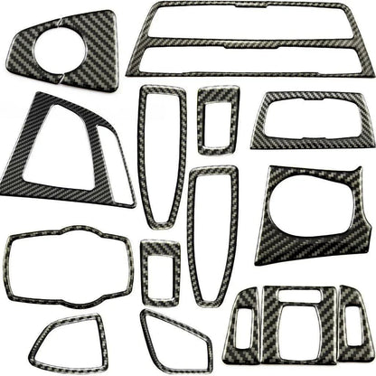 Mavlaro Echtcarbon Innenraum-Overlay Set 15-teilig für BMW 3er/4er F30/F31/F34/F32/F33/F36 2013-2017