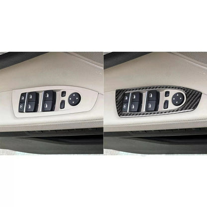 Mavlaro Echtcarbon Fensterheberschalter-Blende für BMW 7er F01 2009-2015