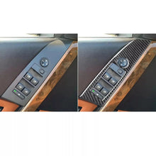 Mavlaro Echtcarbon Fensterheberschalter-Blenden 4-teilig für BMW 5er E60 Vorfacelift 2004-2007