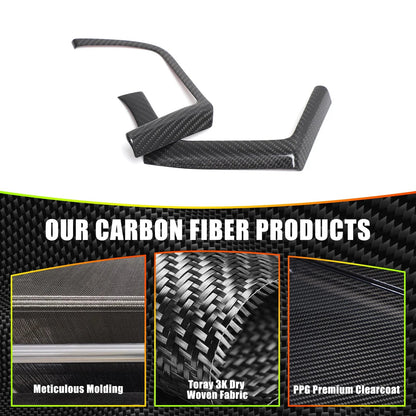 Mavlaro Echtcarbon seitliche Lüftungsdüsen-Blenden 2-teilig für BMW 3er/4er F30/F32 2013-2019