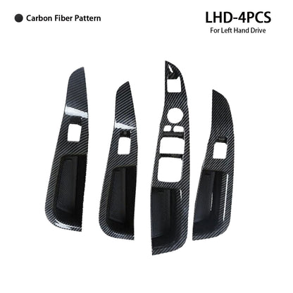 Mavlaro Carbon-Look Fensterheberschalter-Blenden für BMW X5 G05 & X7 G07 2019-2024